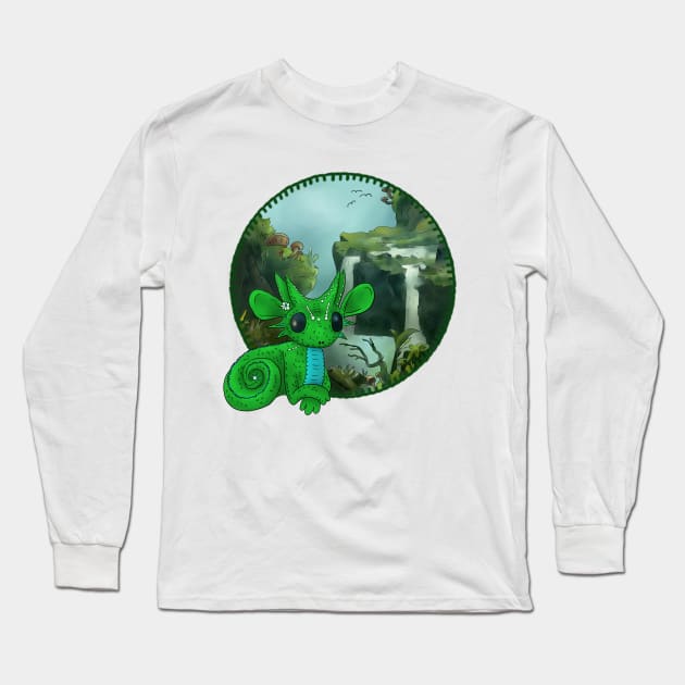 Niedlicher Drache Long Sleeve T-Shirt by Blumchen